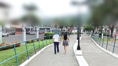 I met a stranger in the park and we went to have sex at the house.