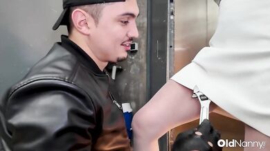 OLD NANNY - Tattooed MILF Emma Rubish Gets Fucked By Horny Plumber Cris