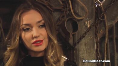 Curvy Handstied Lesbian Slave Touched And Fingered By Madame