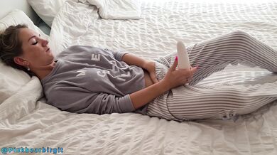 Cute Amateur Milf playing with huge vibrator