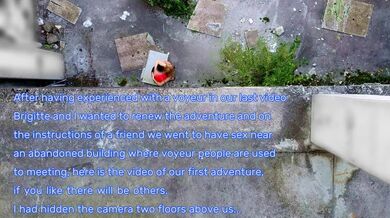 Nous avons fait l'amour dans ce bâtiment abandonné mais il n'était pas vide...