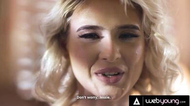 Petite Blonde Witch Jessie Saint Begs Spirits For Good Fuck With Naturally Stacked Crush Daya Knight