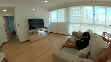 two nurses smell my cock, behind the camera