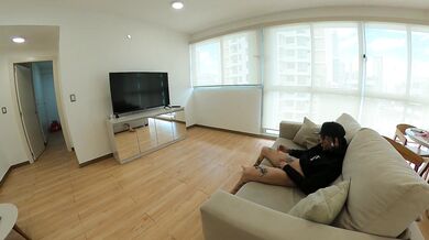 two nurses smell my cock, behind the camera