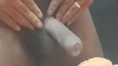 Masterbation of my big dick sex