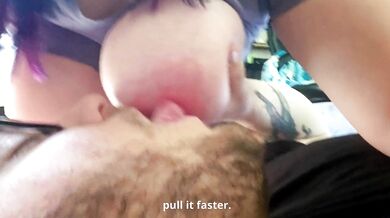 Sucking Beautiful Big Natural Tits JOI