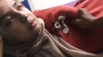 Awek Tudung Kena Ramas