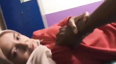 Awek Tudung Kena Ramas