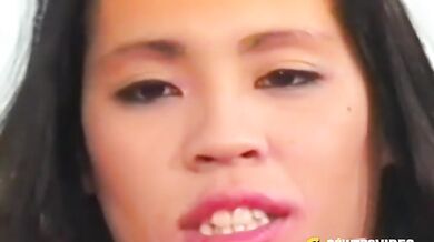 ED POWERS VIDEO - Amateur babe Reiko reverse cowgirl rides mature big cock