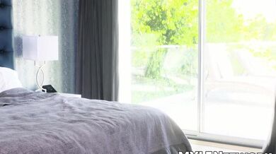 Lovely Christy Loves squirts as she takes the big hard cock of her hot fuck buddy Tyler Nixon