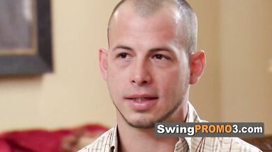 Swinger Couple Feeling Great Signs Contract And Head Out To The Swing Party