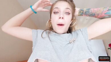 Step Brother Cum Twice With His New Step Sister - Miha Nika