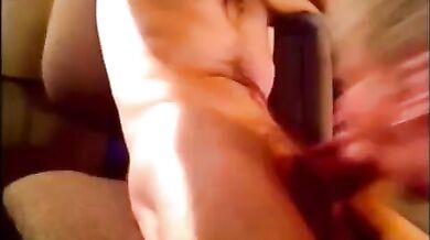 Very old grandma sucking young cock and swallow cum