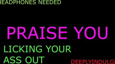 praise kink ASS RIMMING YOU soft spoken daddy makes you wet (audio roleplay) intense dirty