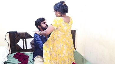 Suth Indian Mallu Bhabi With Her Husbant Making Hot MMS