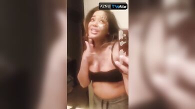 Nitu Thakur Breasts Scene in Nitu Thakur Instagram
