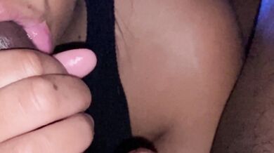 Slow crazy tongue action BJ