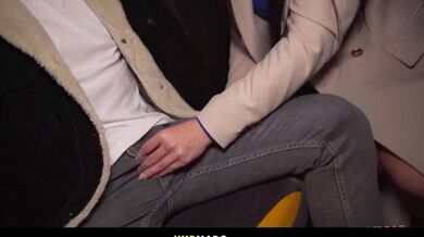 Female Taxi Driver Lady Gang Wants French Guy's D