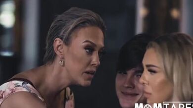 Hot Stepmother Tiffany Watson Shares Stepson & Stepdaughter Dee Williams - Threesome Fantasy