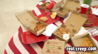 Teen duo got taken hostage and fucked by a black guy