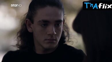 Eva Samioti Sexy Scene in Black Paintings