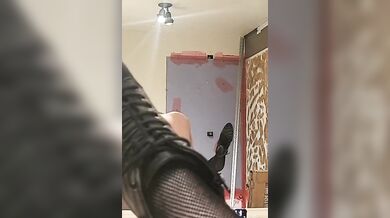 Worker Fuck me hard my little pussy in the bathroom
