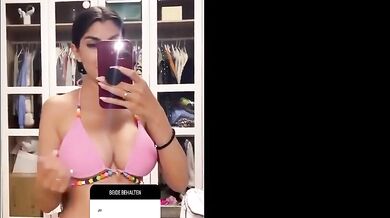 Yeliz Koc Breasts, Bikini Scene in Yeliz Koc Sexy Instagram Story