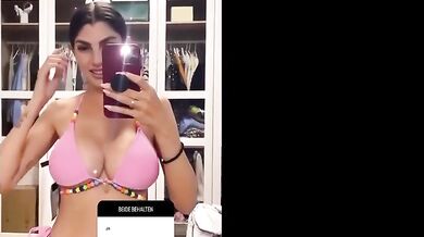 Yeliz Koc Breasts, Bikini Scene in Yeliz Koc Sexy Instagram Story