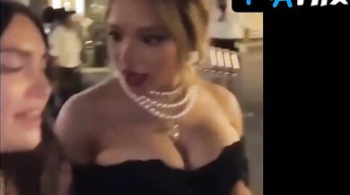 Sisi Stringer Breasts Scene in Sisi Stringer Halloween Horror Nights At Universal Studios