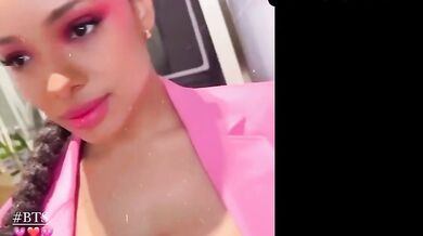 Sisi Stringer Breasts Scene in Sisi Stringer Jimmy Choo Event In Australia