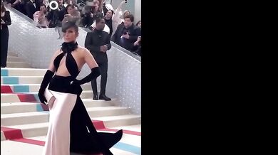 Jennifer Lopez Sexy Scene in Jennifer Lopez Sizzles In Sexy Outfit At 2023 Met Gala In Nyc
