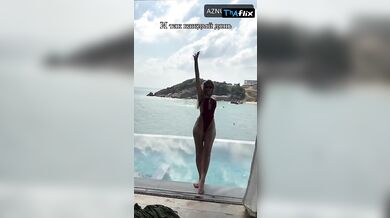 Diana Milyutina Butt, Thong Scene in Diana Milyutina Hot And Sexy In A Bikini Thong