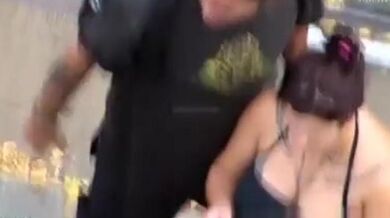 Insight into the neck tattooed girl