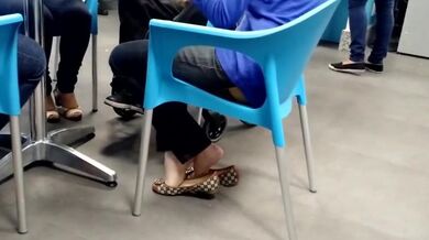 Candid white feet - Another of her