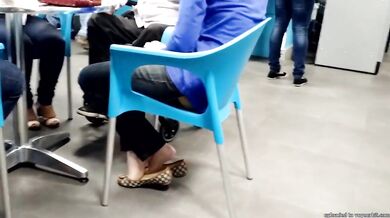 Candid white feet - Another of her