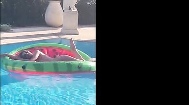 Elizabeth Hurley Sexy Scene in Elizabeth Hurley Strips Down For Sexy Poolside Photoshoot