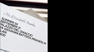 Elizabeth Banks Sexy Scene in Elizabeth Banks Sizzles In Milan At Tom Ford's Spring/Summer 2024 Show