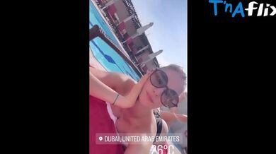 Diana Milyutina Butt, Thong Scene in Diana Milyutina Sexy Thong Flash In Dubai