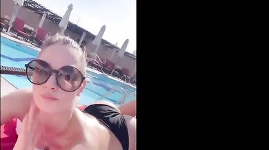 Diana Milyutina Butt, Thong Scene in Diana Milyutina Sexy Thong Flash In Dubai