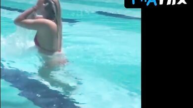 Natalya Rudova Bikini Scene in Natalya Rudova Showing Her Sexy Body After Getting Out Of The Pool