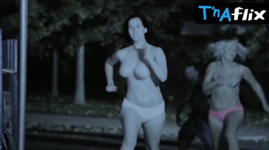 Adele Vuko Breasts, Underwear Scene in Me And My Mates Vs. The Zombie Apocalypse