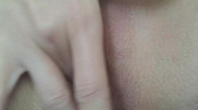 I touch my pink pussy