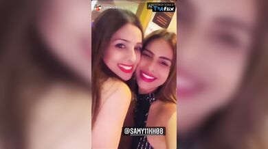 Neha Malik Lesbian Scene in Neha Malik Instagram Story