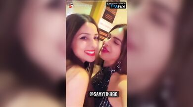 Neha Malik Lesbian Scene in Neha Malik Instagram Story