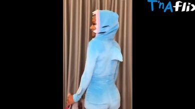 Christina Milian Breasts Scene in Christina Milian Rocks Sexy Scream Queen Look For Halloween