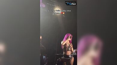 Tokischa Lesbian Scene in Arte Concert