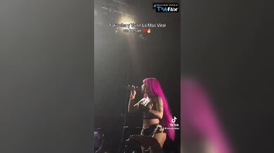 Tokischa Lesbian Scene in Arte Concert
