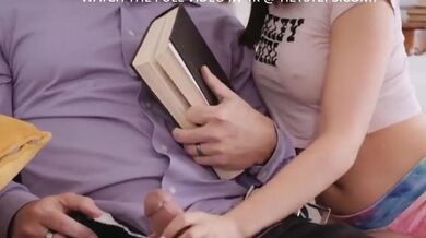 Lovely Little Skinny Jane Wilde Rides Step Daddy'S Dong