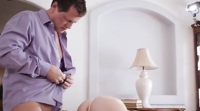 Lovely Little Skinny Jane Wilde Rides Step Daddy'S Dong