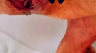 Having fun in the shower when I home alone